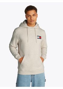 Tommy Jeans Herren Sweatshirt "TJM REG ESSENTIAL FLAG HOOD EXT", grau, casual, Gr. L, Sweatware, Obermaterial: 80% Baumwolle, 20% Polyester,