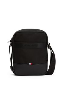 Tommy Hilfiger Damen Umhängetasche "TH NYLON TRAVEL MINI REPORTER", schwarz, Textil, Lederimitat, unifarben, Taschen, Men Schultertasche,