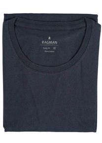Ragman Herren T-Shirt, blau, casual, Gr. XXL, Baumwolle, Shirts