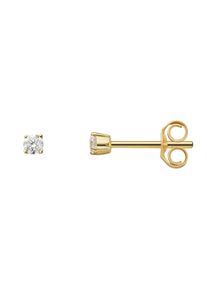 ONE ELEMENT Damen Paar Ohrhänger "0.10 ct Diamant Brillant Ohrringe Ohrstecker", Damen, 0,1 ct, Gelbgold 585-Gold-Diamanten, gold, Gelbgold 585,