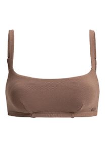 Roxy Damen Triangel-Bikini-Top "Lasca", grau, Gr. L, 78% Nylon, 9% Nylon, 7, 00% Metall, 6, 00% Elasthan, Bikini-Oberteile