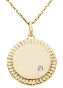 Firetti Damen Ketten-Anhänger "Schmuck Geschenk Gold 333 Halsschmuck Anhänger für Halskette", 0,010 ct P2 = erkennbare Einschlüsse, Gelbgold