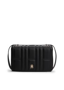 Tommy Hilfiger Damen Umhängetasche "TH FEMININE CONV CROSSOVER", schwarz, Lederimitat, unifarben, Taschen, Damen-Schultertasche, Clutch, Minibag mit