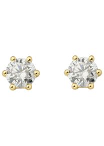 ONE ELEMENT Damen Paar Ohrhänger "0.4 ct Diamant Brillant Ohrringe Ohrstecker", Damen, 0,4 ct, Gelbgold 585-Gold-Diamanten, gold, Gelbgold 585, Gold,