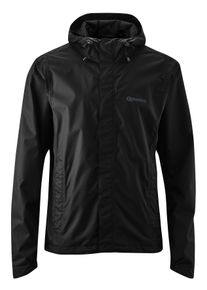 Gonso Herren Fahrradjacke "Save Light", schwarz, Gr. M, 100% Polyester, Jacken, Herren Regenjacke wind- und wasserdicht, Radjacke mit Kapuze