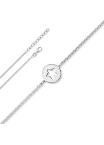 ONE ELEMENT Mädchen Silberarmband "Stern Armband aus 925 Silber 16 cm", 16, Silber 925 (Sterlingsilber), silber, Silber 925 (Sterlingsilber),