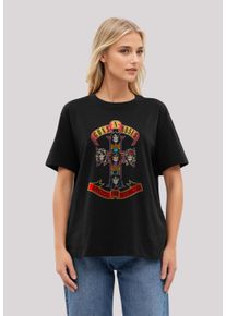 F4NT4STIC Damen T-Shirt "Guns 'n' Roses Appetite For Destruction", schwarz, casual, Gr. S, Obermaterial: 100% Baumwolle, Shirts, Premium Qualität