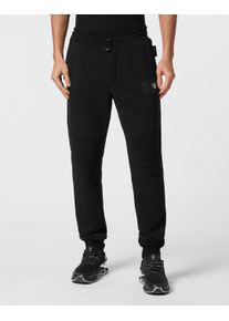 Plein Sport Herren Jogginghose "Jogginghose", schwarz, Gr. XXXL, Obermaterial: 88% Baumwolle, 12% Polyester, Hosen