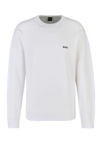 BOSS Green Herren Rundhalspullover "Rartic", weiß, casual, Gr. XXXL, unifarben, Strick, Obermaterial: 68% Viskose, 27% Polyester, 5% Polyacryl,