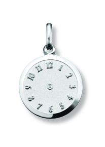 ONE ELEMENT Mädchen Ketten-Anhänger "Geburtsuhr Anhänger aus 925 Silber Ø 12,5 mm", Silber 925 (Sterlingsilber), silber, Silber 925 (Sterlingsilber),