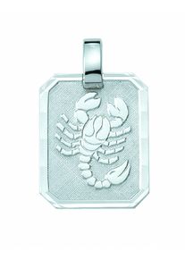 Adelia´s ADELIA ́S Damen Ketten-Anhänger "Damen & Herren 925 Silber Sternzeichen Anhänger Skorpion", Damen, Skorpion, Silber 925 (Sterlingsilber), silber,