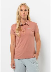 Jack Wolfskin Damen Poloshirt "PRELIGHT TRAIL POLO W", braun, Gr. S, 1. OBERSTOFF: 100% POLYESTER Futter: 87% POLYESTER, 13% ELASTHAN, Shirts