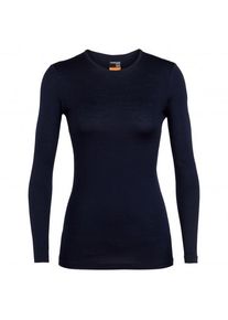 Icebreaker 200 Oasis L/S Crewe Merinounterw&auml;sche Damen (Gr M |blau)
