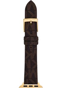 Michael Kors Smartwatch-Armband "Apple Strap", APPLE WATCHmit einem Gehäuse-Ø von 38/40/41mm oder 42/44/45mm, braun, Kunststoff, Uhrenarmbänder,