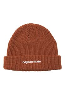 Jack & Jones JACK & JONES Damen Beanie "JACVESTERBRO BEANIE NOOS", braun, modisch, Gr. 1, unifarben, Strick, Baumwollmischung, Mützen