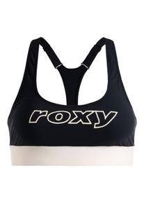 Roxy Damen Bade-Shirt "Roxy Active", grau, Gr. S, 75% Nylon, 25% Elasthan, Bikini-Oberteile