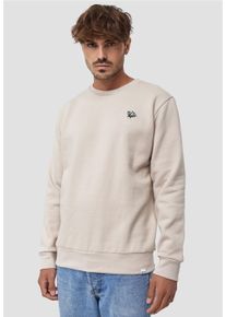MIKON Herren Sweatshirt, braun, Gr. M, unifarben, 65% Baumwolle, 35% Polyester, Sweatshirts, im modischen Design