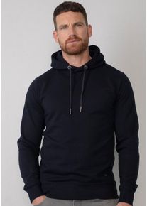 Herren Kapuzensweatshirt, blau, Basic, Gr. XXL, PETROL INDUSTRIES, Obermaterial: 60% Baumwolle, 40% Polyester, Sweatshirts, mit Markenlabel