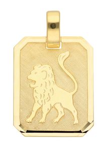 Adelia´s ADELIA ́S Damen Ketten-Anhänger "333 Gold Sternzeichen Anhänger Löwe", Löwe, Gold, gold, Gold, Schmuckanhänger, Goldschmuck für Damen & Herren