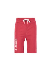 Herren Sweatshorts "Alpha Industries Men - Shorts Basic Short AI", rot, Gr. S, Alpha Industries, Obermaterial: 80% Baumwolle, 20% Polyester, Hosen