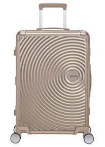 Hartschalen-Trolley "SOUNDBOX ALU, verschiedene Größen und Farben", American Tourister, braun, Aluminium, Koffer, Hartschalen-Koffer zwei