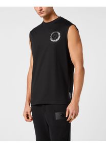 Plein Sport Herren T-Shirt "Tanktop", schwarz, Gr. XXXL, Obermaterial: 100% Baumwolle, Shirts