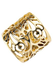 Jobo Damen Goldring, 54, Gelbgold 585, gelb, Gelbgold 585, Fingerringe, breit 585 Gold