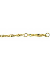 Adelia´s ADELIA ́S Damen Fußkette "Damen 333 Gold Singapur Fußkettchen 25 cm Ø 2,5 mm", Gelbgold 333-Gold, gold, Gelbgold 333, Gold, Fußkettchen, Goldschmuck