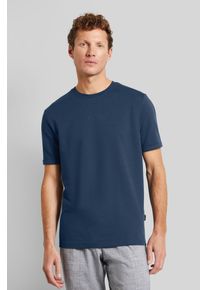 Bugatti Herren T-Shirt, blau, casual, Gr. XXXL, 100% Baumwolle, Shirts, mit dezentem Bugatti-Print