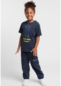 Jack Wolfskin Kinder Zip-off-Hose "ACTIVE ZIP OFF PANTS K", blau, Gr. 152, OBERSTOFF: 100% POLYESTER Futter: 100% POLYESTER, Hosen