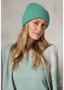 Cecil Damen Strickmütze, grün, casual, unifarben, Stoff, Kunstfaser, Mützen, kuschelig