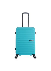 Saxoline Koffer "Fiesta Medium", blau, Polypropylen, casual, Koffer, aus Polypropylen