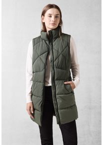 Cecil Damen Steppweste, gold, casual, Gr. XXL, unifarben, Stoff, 100% Polyester, Westen, mit Stehkragen