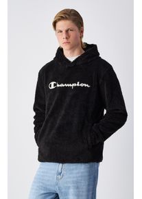 Champion Herren Kapuzensweatshirt "Hooded Top", schwarz, sportlich, Gr. S, Obermaterial: 60% Polyester, 40% Baumwolle, Sweatshirts