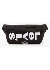 Levi's LEVI'S Damen Bauchtasche "Small Banana Sling - Wordmark", schwarz, Web, Polyester, Taschen, mit Logo Schriftzug