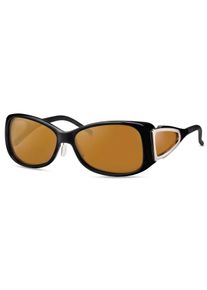 Damen Sonnenbrille "ambelis", schwarz, casual, Eschenbach OPTIK, Brillen, mit anpassbaren Stegarmen