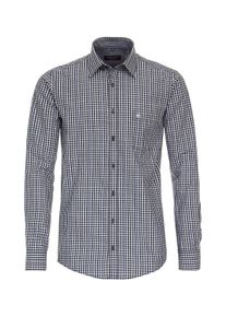 Casamoda Herren Langarmhemd "Casamoda Freizeithemd kariert", blau, Gr. XXL, kariert, 100% Baumwolle, Hemden