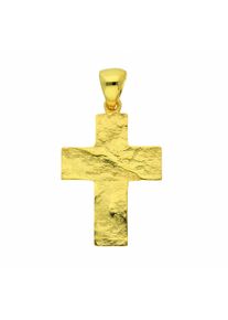 Adelia´s ADELIA ́S Damen Ketten-Anhänger "Damen & Herren 333 Gold Kreuz Anhänger", Damen, Gelbgold 333-Gold, gold, Gelbgold 333, Gold, Schmuckanhänger,