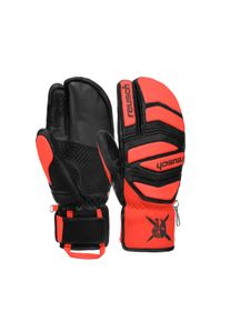 Reusch Damen Fäustlinge "Worldcup Warrior Lobster", schwarz, klassisch, Gr. 7,5, mehrfarbig, 60% Polyester, 30% Ziegenleder, 5% Polyamid, 5%