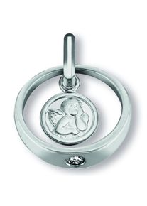 ONE ELEMENT Kinder Ketten-Anhänger "Zirkonia Taufring Zirkonia Taufring", Silber 925 (Sterlingsilber), silber, Silber 925 (Sterlingsilber),