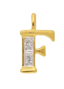 Adelia´s ADELIA ́S Damen Buchstaben-Anhänger "585 Gold Buchstabenanhänger", 0,02 ct VVS = sehr sehr kleine Einschlüsse F, Gold, gold, Gold, Schmuckanhänger,