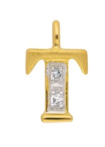 Adelia´s ADELIA ́S Damen Buchstaben-Anhänger "585 Gold Buchstabenanhänger", 0,02 ct VVS = sehr sehr kleine Einschlüsse T, Gold, gold, Gold, Schmuckanhänger,