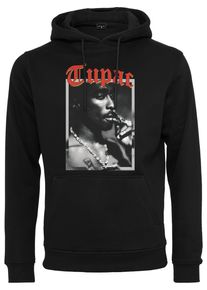MisterTee Herren Kapuzensweatshirt "MisterTee Herren Tupac California Love Hoody", schwarz, Gr. XS, unifarben, 100% Baumwolle, Sweatshirts