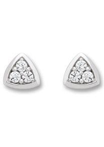 ONE ELEMENT Damen Paar Ohrhänger "Zirkonia Ohrringe Ohrstecker aus 333 Weißgold", Damen,mit Zirkonia, Weißgold 333-Gold, silber, Weißgold 333, Gold,