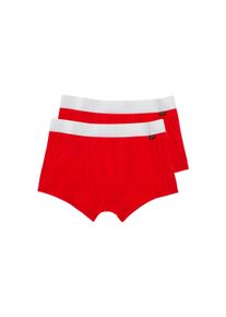 Damen Boxer "Alpha Industries Men - Underwear AI Tape Underwear 2 Pack", rot, Gr. XXL, Alpha Industries, Obermaterial: 93% Baumwolle, 7% Elastan,