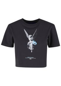 PEQUS Herren T-Shirt "PEQUS PEQUS Fallen Angel Top", schwarz, casual, Gr. XL, bedruckt, 94% Baumwolle, 6% Elasthan, Shirts