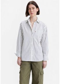 Levi's LEVI'S Damen Langarmbluse "LV Bluse NOLA OVERSIZED", blau, casual, Gr. M, Obermaterial: 100% Baumwolle, Blusen