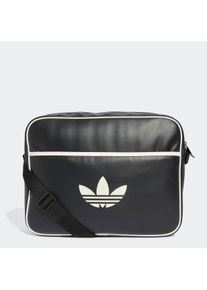 Sporttasche "AIRLINER", adidas originals, schwarz, Obermaterial: 100% Polyurethan, Taschen, Schultertasche im angesagten Retrolook