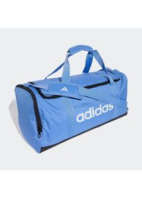 Sporttasche "LINEAR DUFFEL M", adidas Performanceblau fusion, schwarz, weiß, Obermaterial: 100% Polyester, Taschen