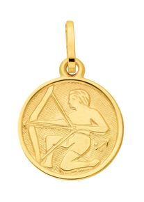 Adelia´s ADELIA ́S Damen Ketten-Anhänger "333 Gold Sternzeichen Anhänger Schütze Ø 11,8 mm", Schütze, Gold, gold, Gold, Schmuckanhänger, Goldschmuck für Damen